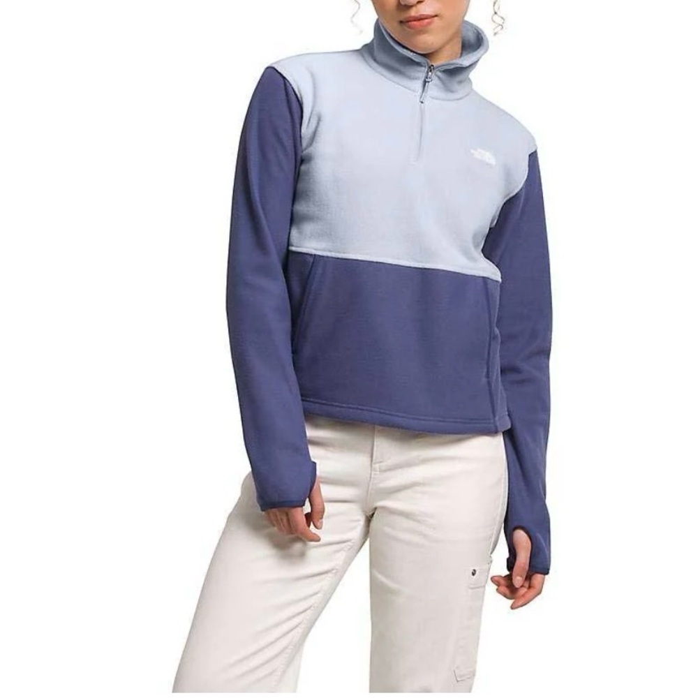 NWT The North Face Alpine Polartec Fleece Cave Blue/Dusty Periwinkle Sz Medium